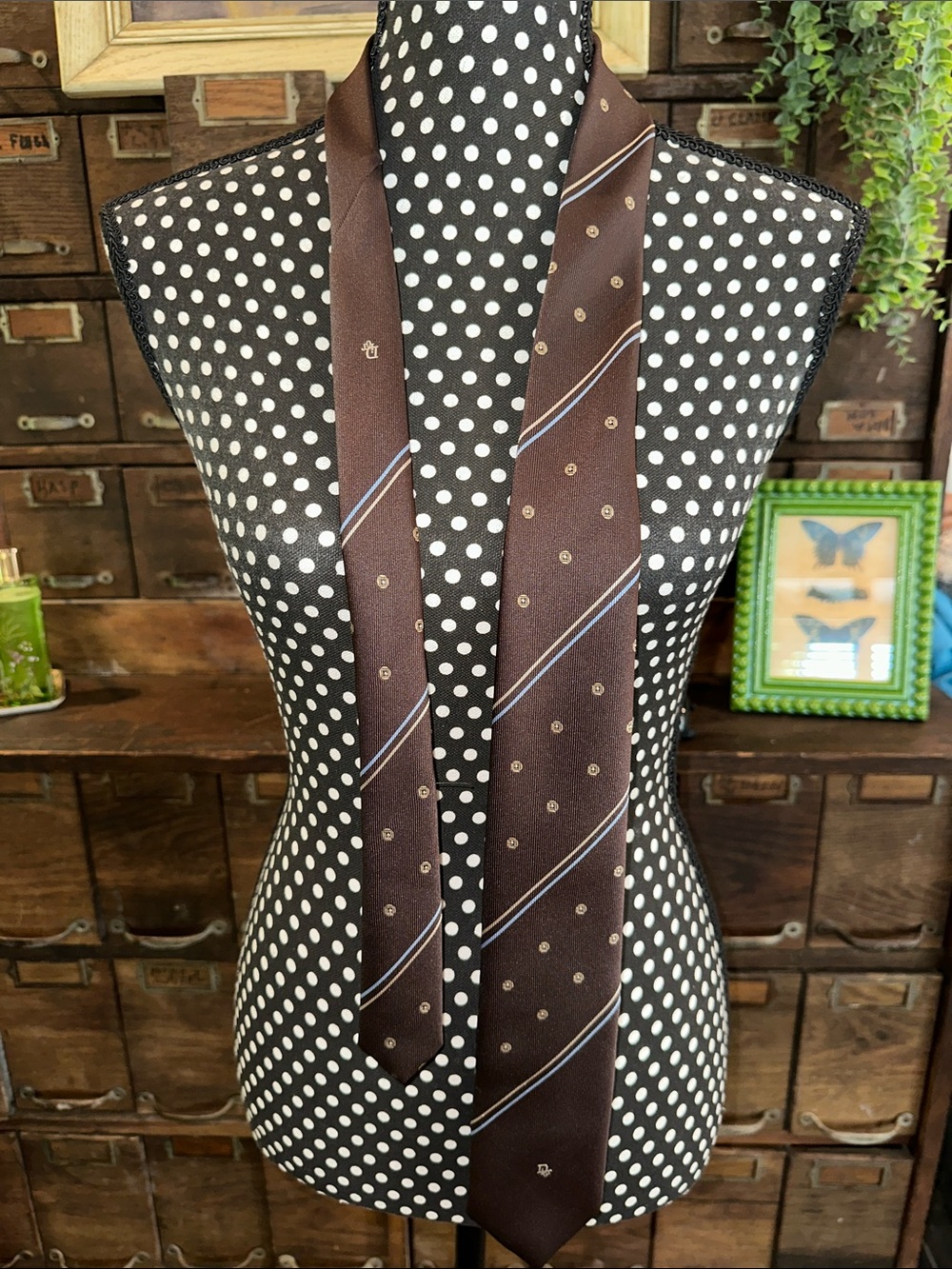 Christian Dior Brown Tie